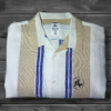 Beigy-Blue Stripy knit