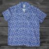 Blue Floral knit