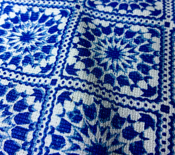 Blue Floral knit