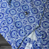 Blue Floral knit