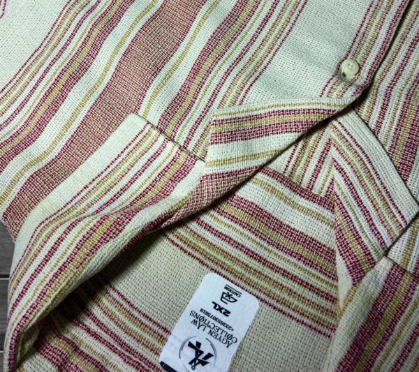 Light Red Stripy knit