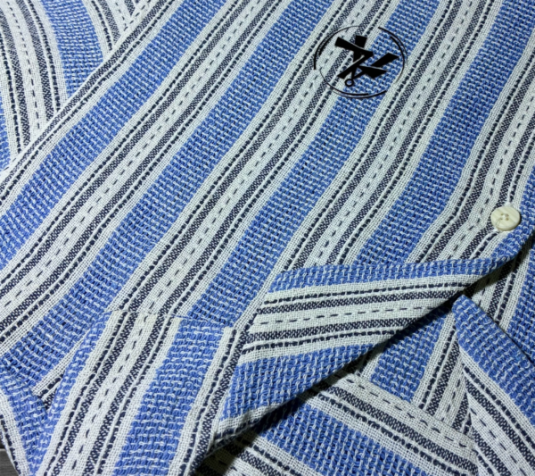 Blue Stripy Sea knit